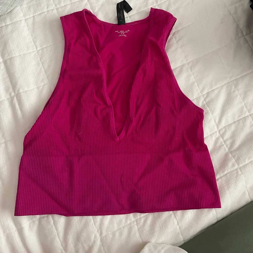 COPY - Urban Outfitters Out From Under Hailey Seamless Plunging Top